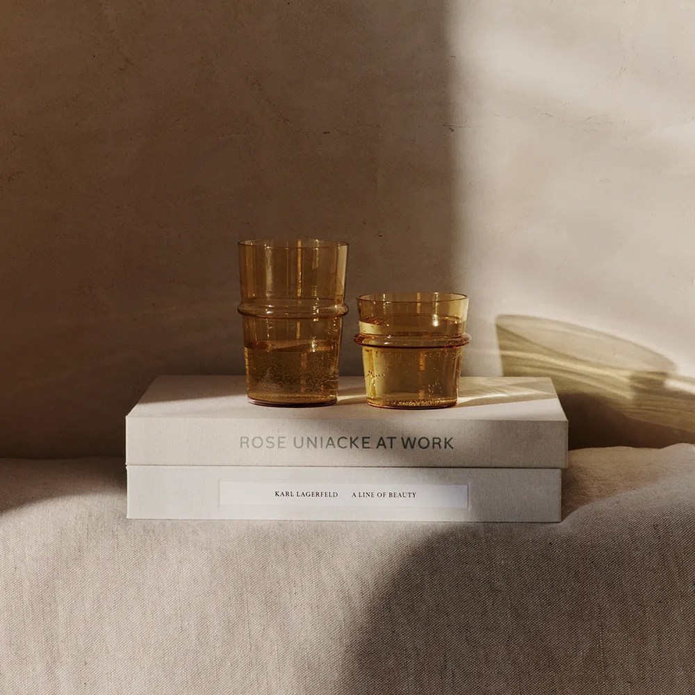 Boya Dricksglas 2-pack - Yellow