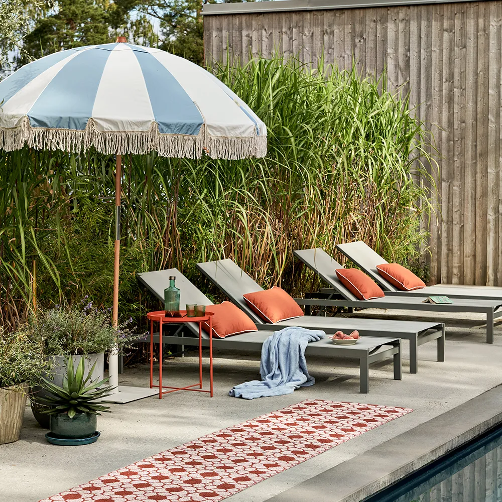 Anya matta Brick/Pearl Pink 70 x 300 cm