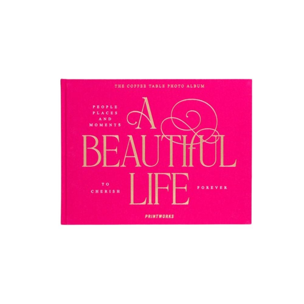 Liggande fotoalbum A Beautiful Life 