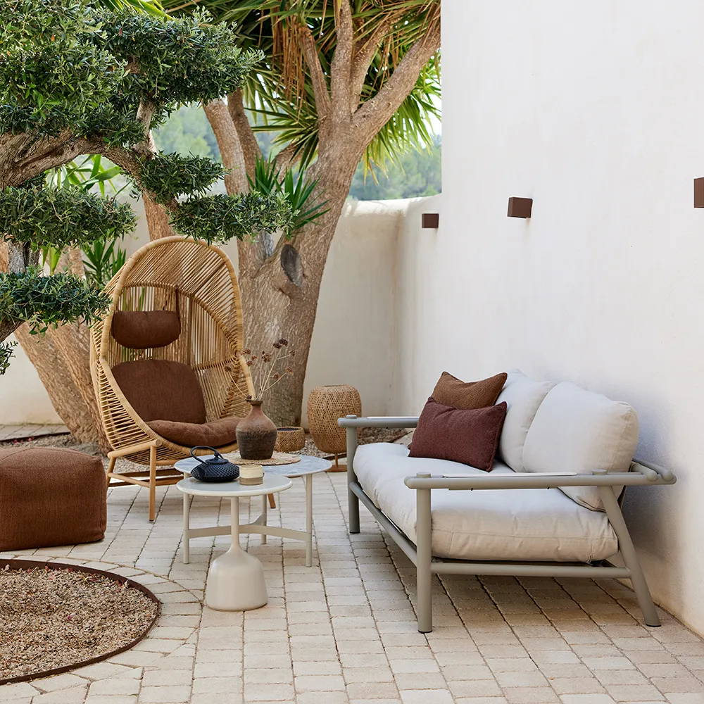 Sticks 2-sits soffa Taupe