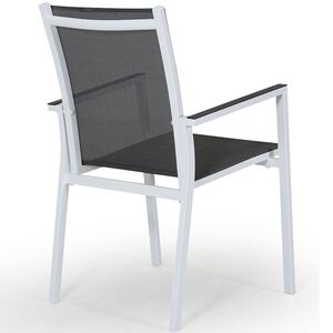 Avanti karmstol vit / grå 