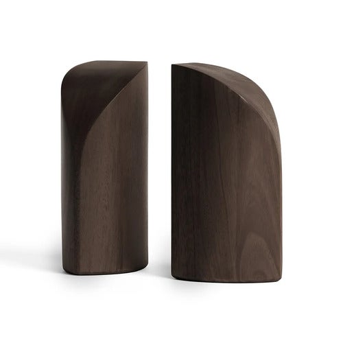 PI bokstöd lackad mörkbrun mahogny-set om 2