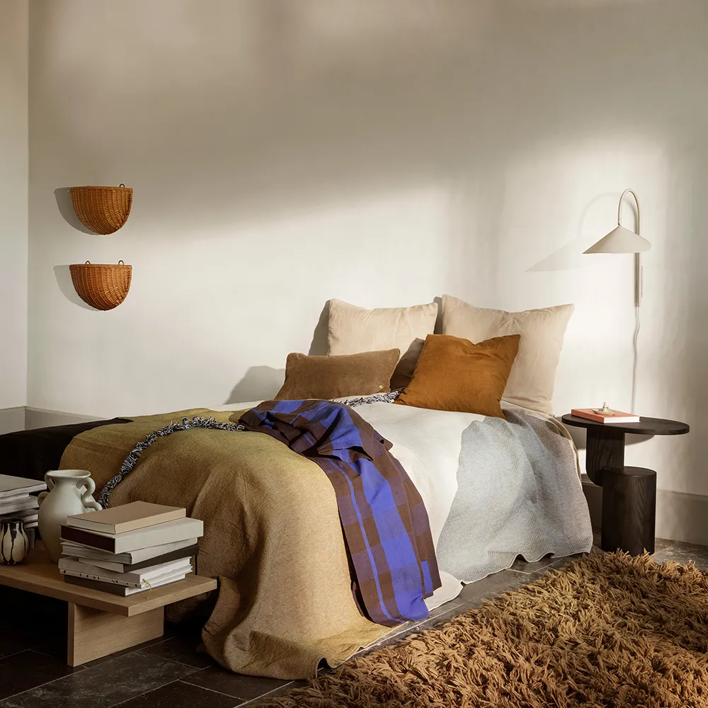 Flätade väggkorgar 2-pack