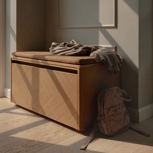 Förvaringsbänk Hideaway Ek – Shadow