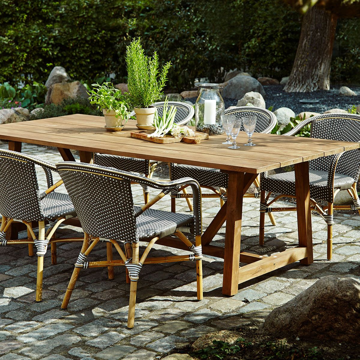 George Matbord 100 X 200 - 280 Cm Teak 