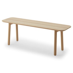 Hven Bench Oak/White Soap Fsc Mix 