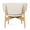 Herman Loungestol Boucle - Oak/Off-white