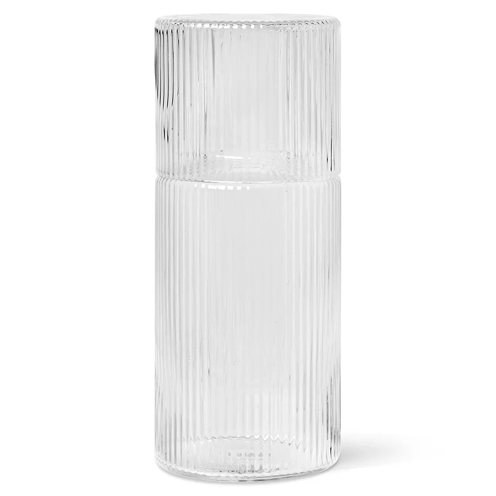 Ripple Karaff med glas - Clear