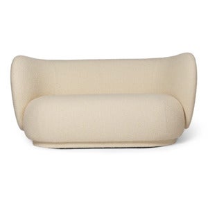 Rico 2-sits soffa Nordic Bouclé - Off-white