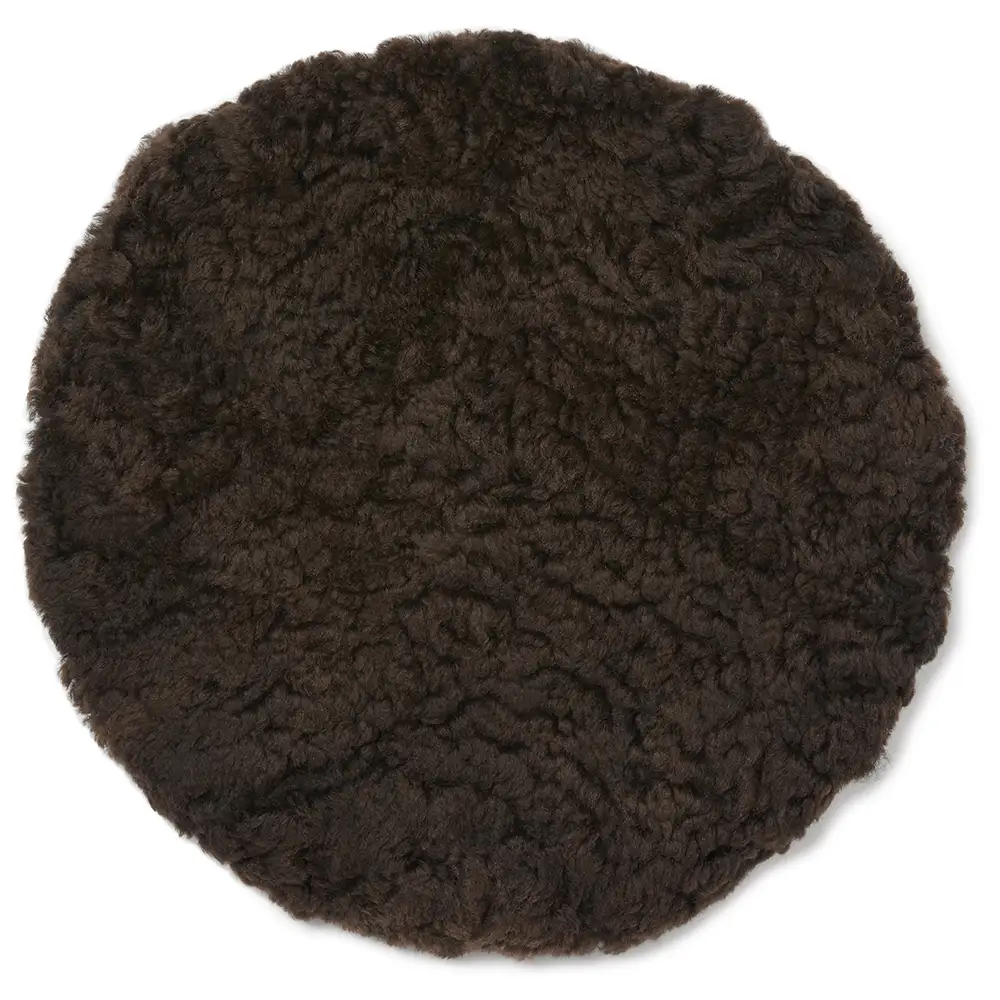 Rund sittdyna 34 cm Brown