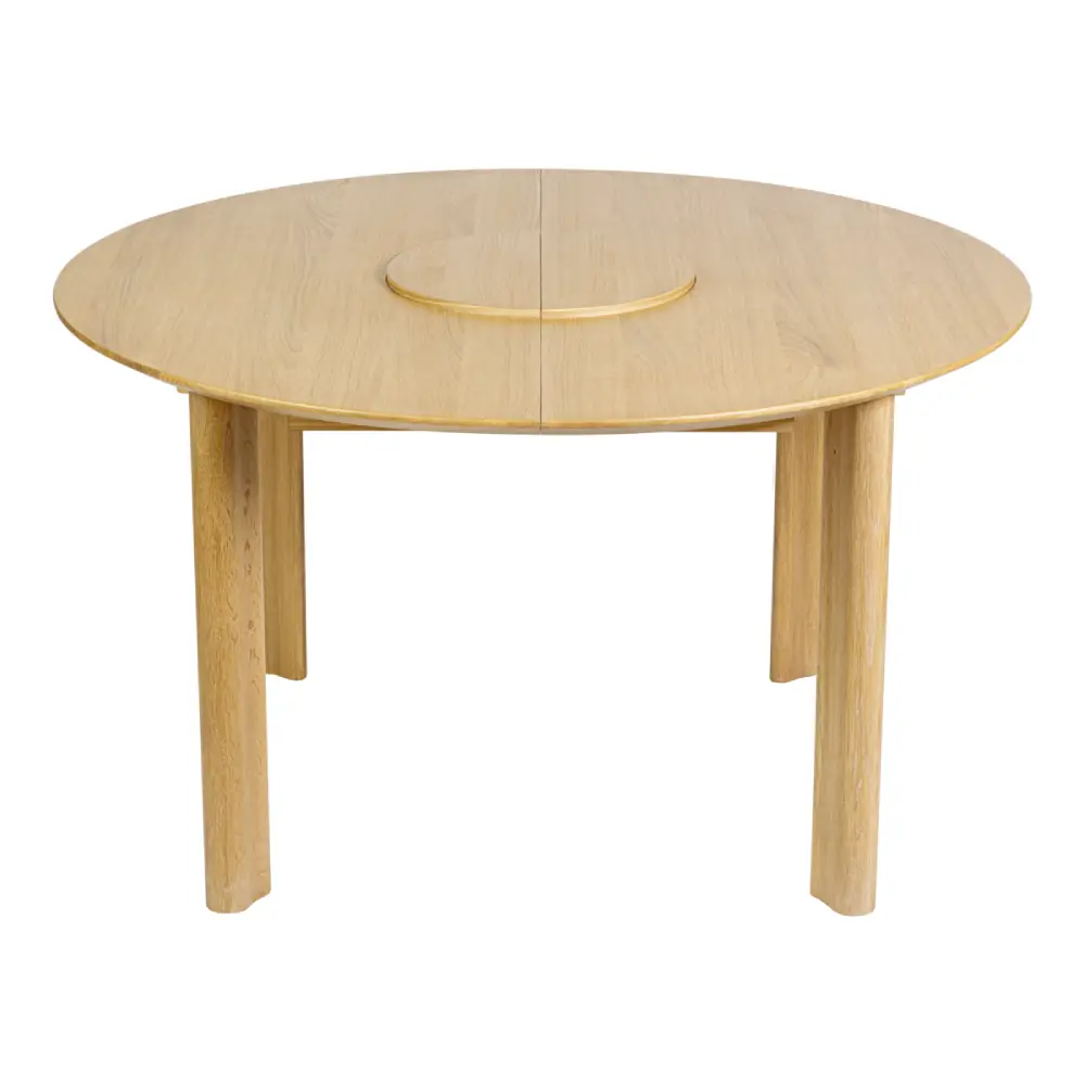 Comfort Circle Matbord med förlängning Oak