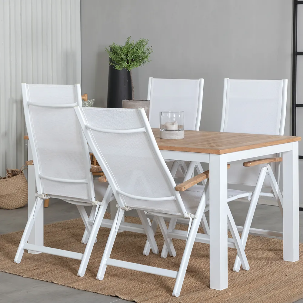 Panama Positionsstol Vit 2-pack