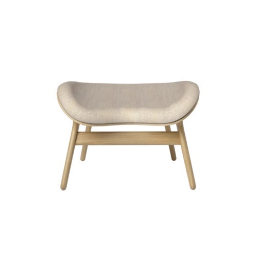 A Conversation Piece Ottoman Fotpall Oak/White Sands
