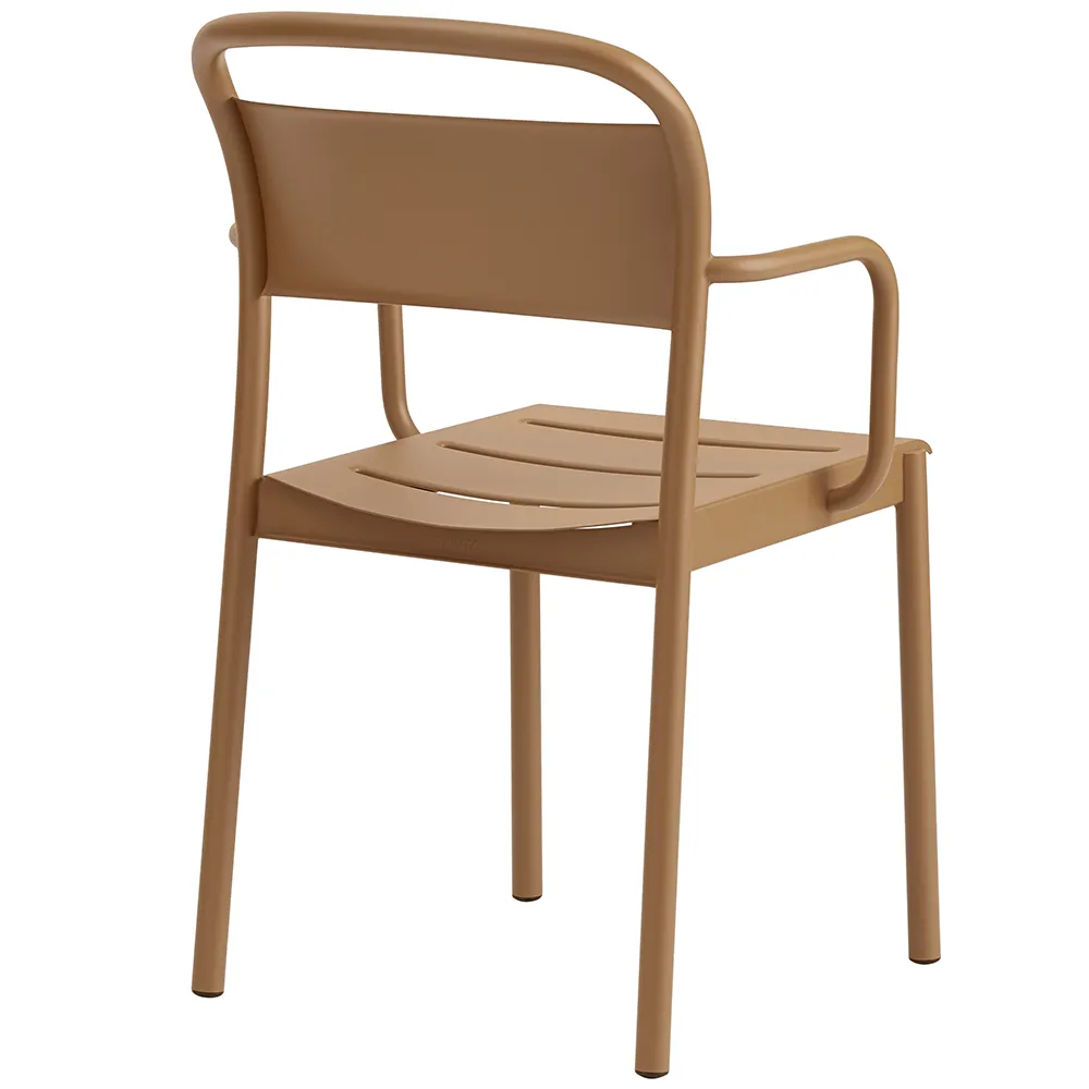 Linear Steel Karmstol - Burnt Orange 