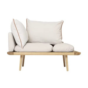 Lounge Around 1.5-sits soffa Oak/White Sands