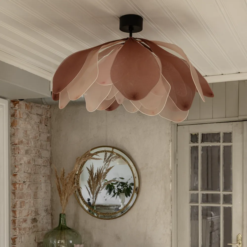 Lou Lou plafond Ø80cm rosa