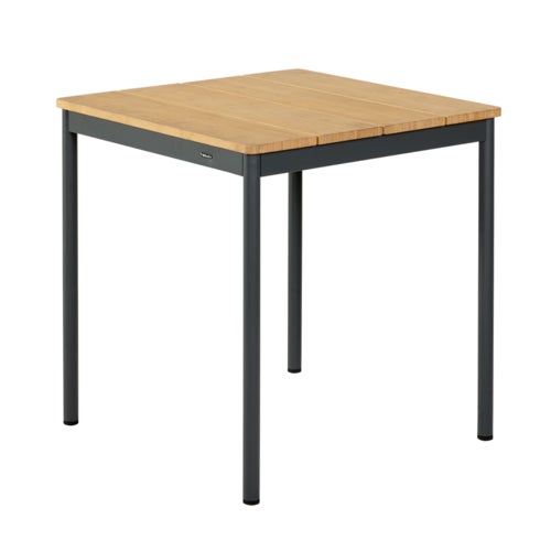 Nox Bistro bord  70x70 - Bambu/Antracit
