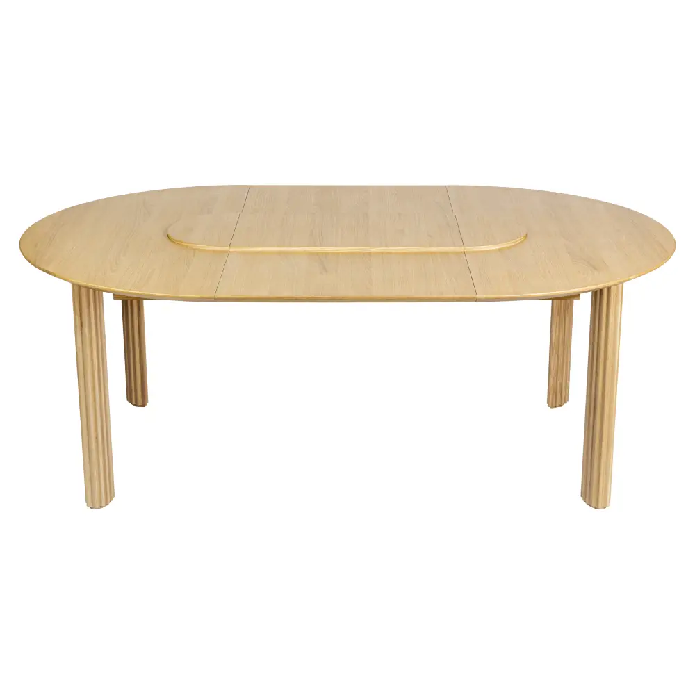 Comfort Circle Matbord med förlängning 132-202x132 Oak