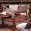 Motty 2-sits soffa     Zin Red / Teddy Beige