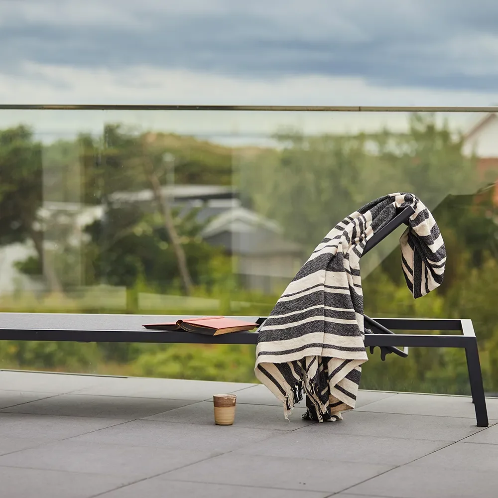 Hånger solsäng Svart 