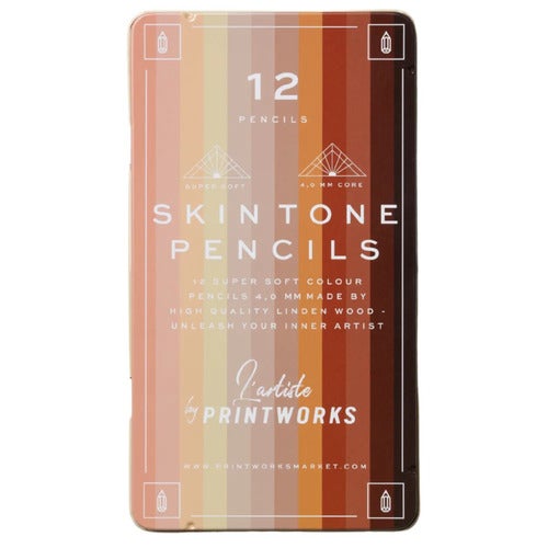 12 färgpennor - Skin tone