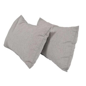 Sidokuddar 2-pack Askgrå