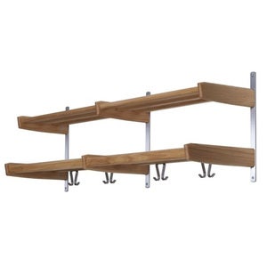 Meja Hatthylla 115cm 2 hyllplan- Oljad Ek