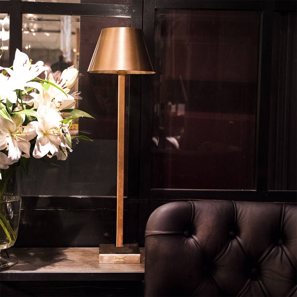 Graz Bordslampa Antique Brass