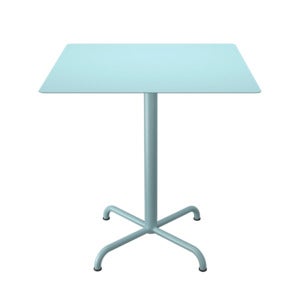 PICO Cafébord 70x70 cm, bas 4 ben Ice Blue