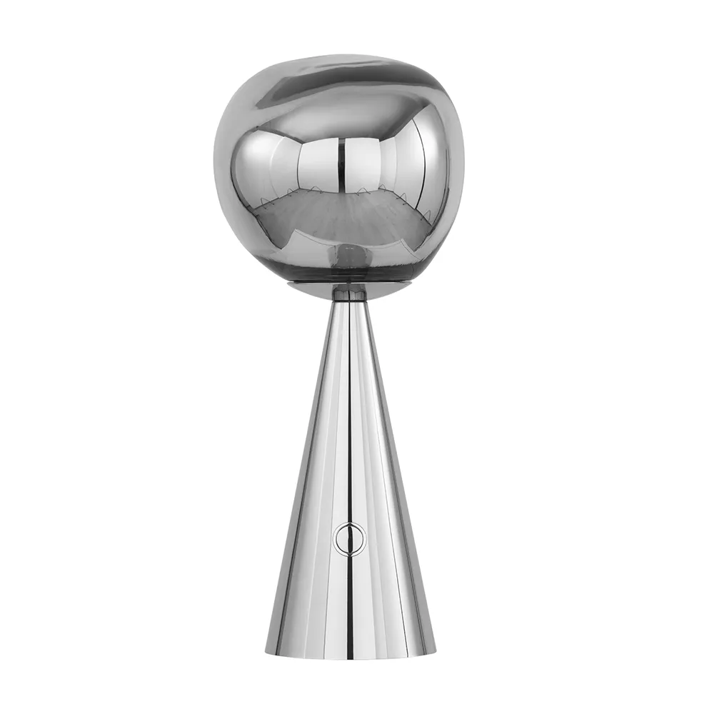 Melt Portabel lampa Silver LED