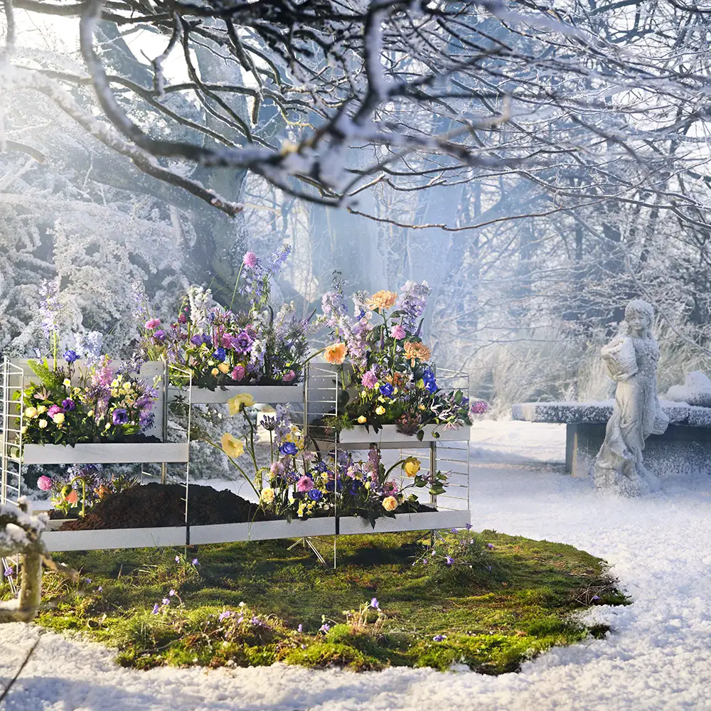 Golvgavel 85x30 cm Galvaniserad 2-pack