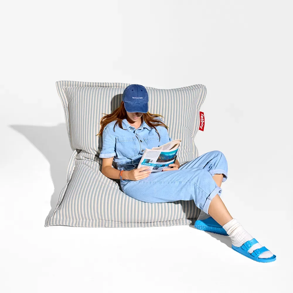 Original Slim Terry Sittsäck Blizzard Blue Creme