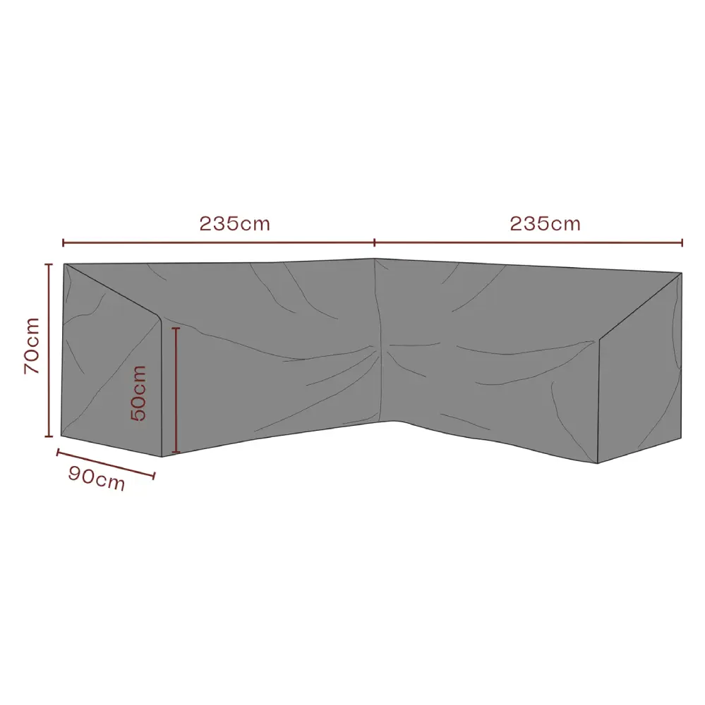 Möbelskydd hörnsoffa 235/235x70 cm Premium