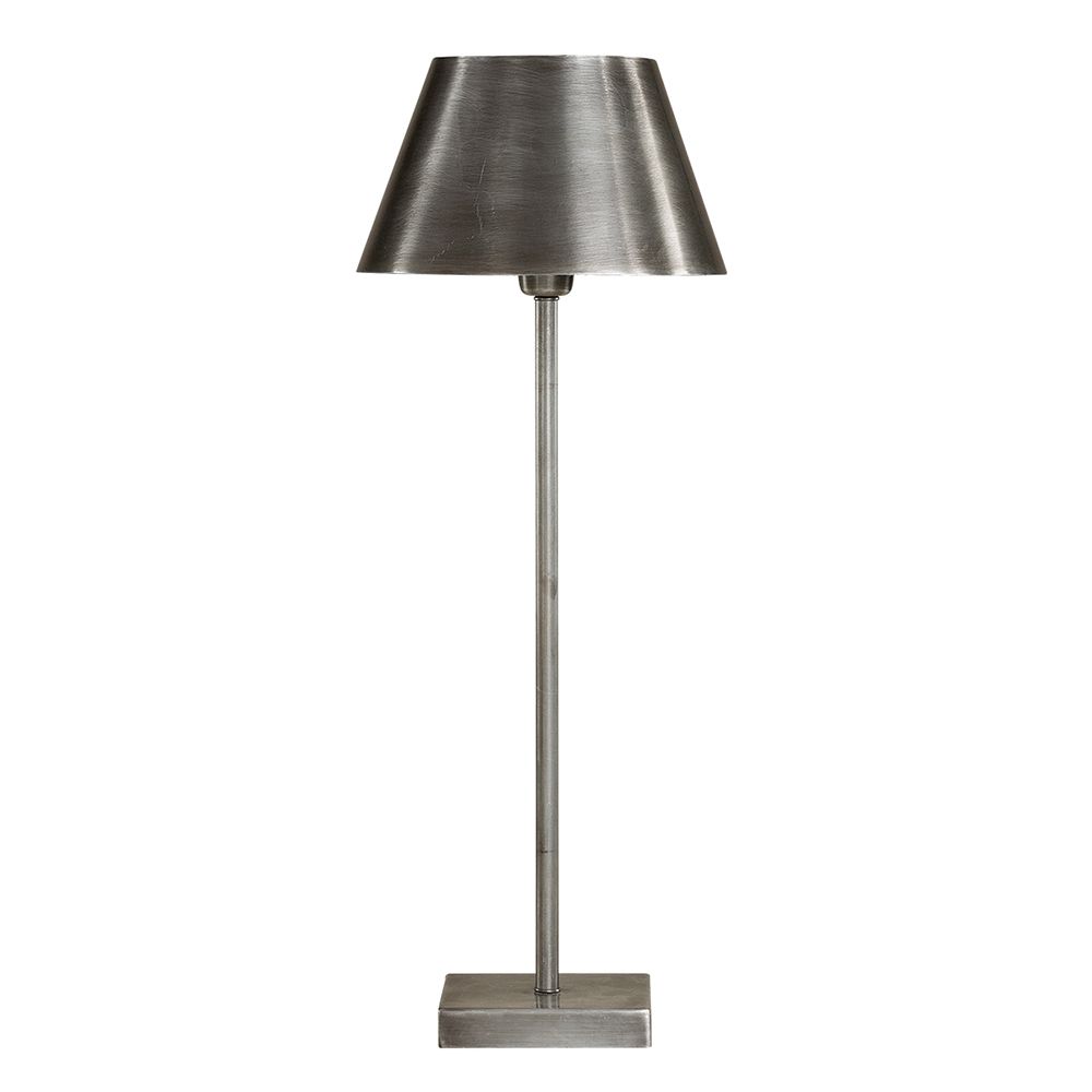 Pewter Låg Bordslampa
