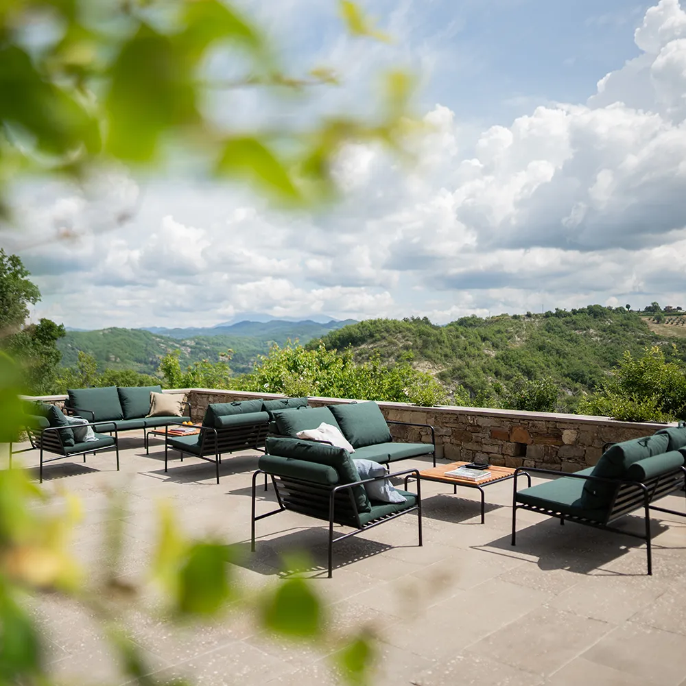 Avon 2-sits soffa Ash/White