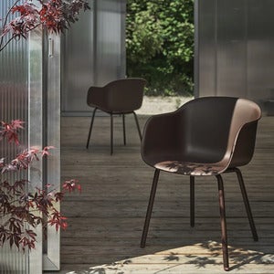Fiber Outdoor Karmstol Anthracite Black 
