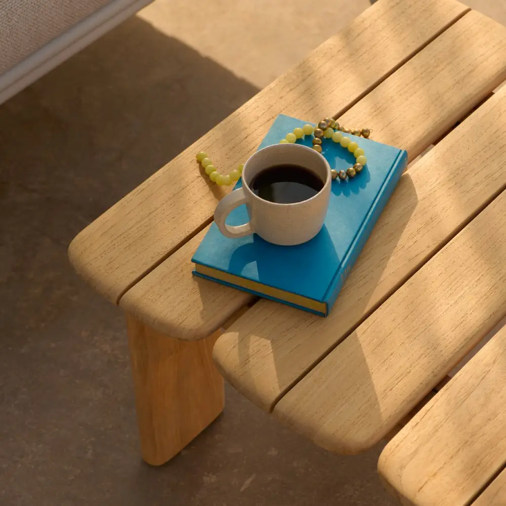 Soffbord Teak 55x55 Assemble