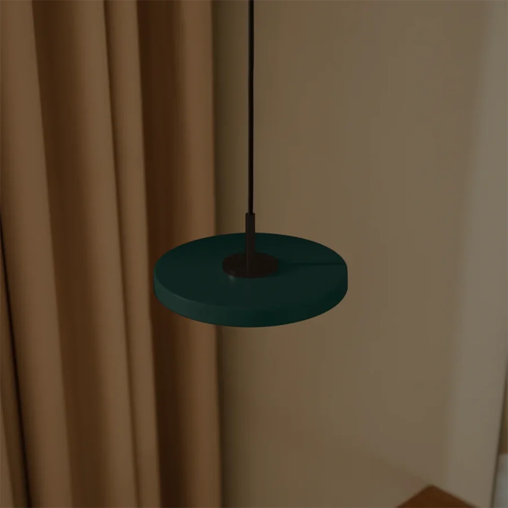 Asteria Micro Taklampa Ø15 cm Forest Green/svart