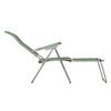 Spaghetti solstol sage green aluminium 