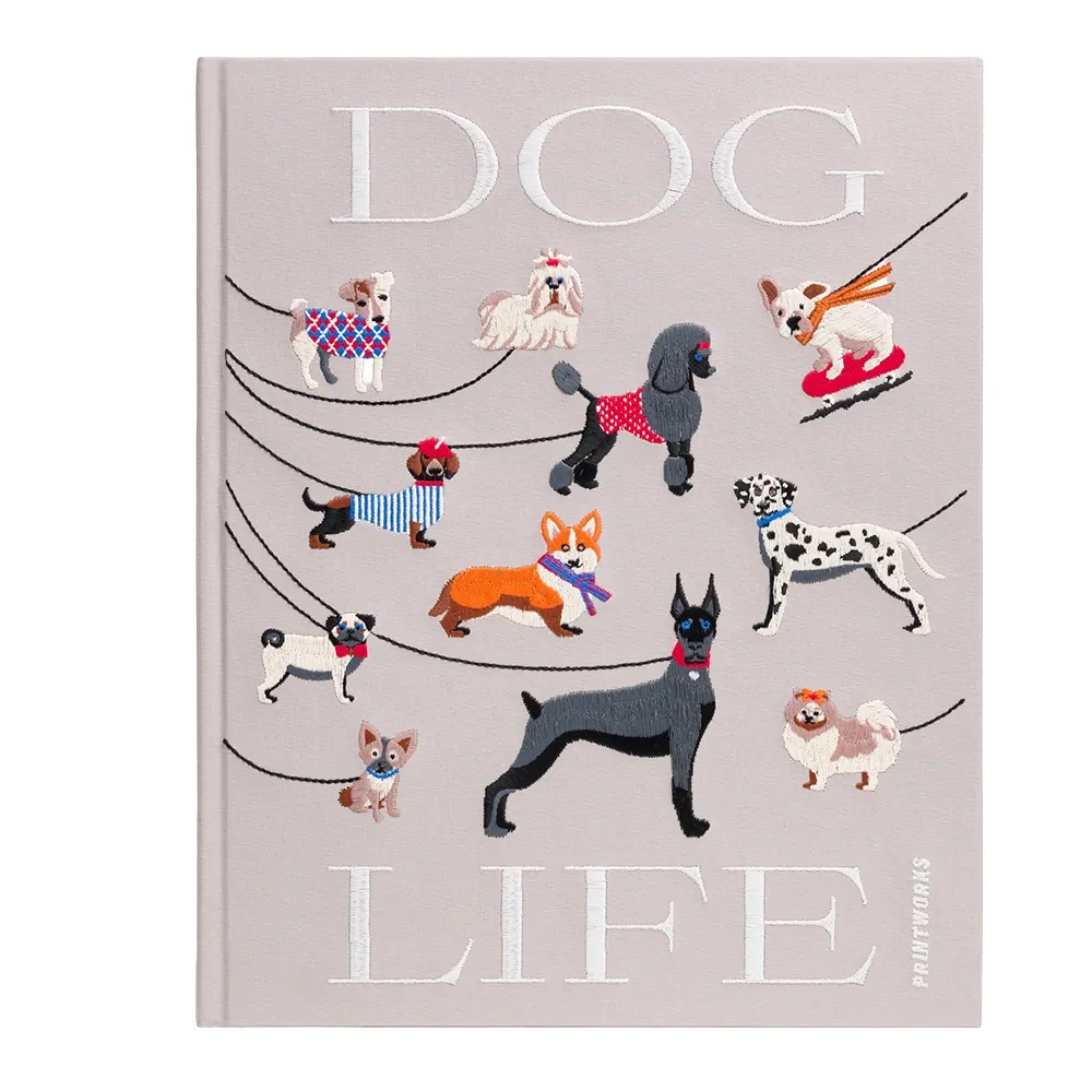 Broderat Fotoablum - Dogs