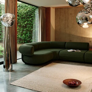 Knotty Matta vit 170 x 240cm