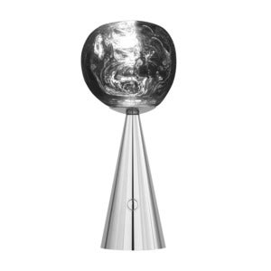 Melt Portabel lampa Silver LED