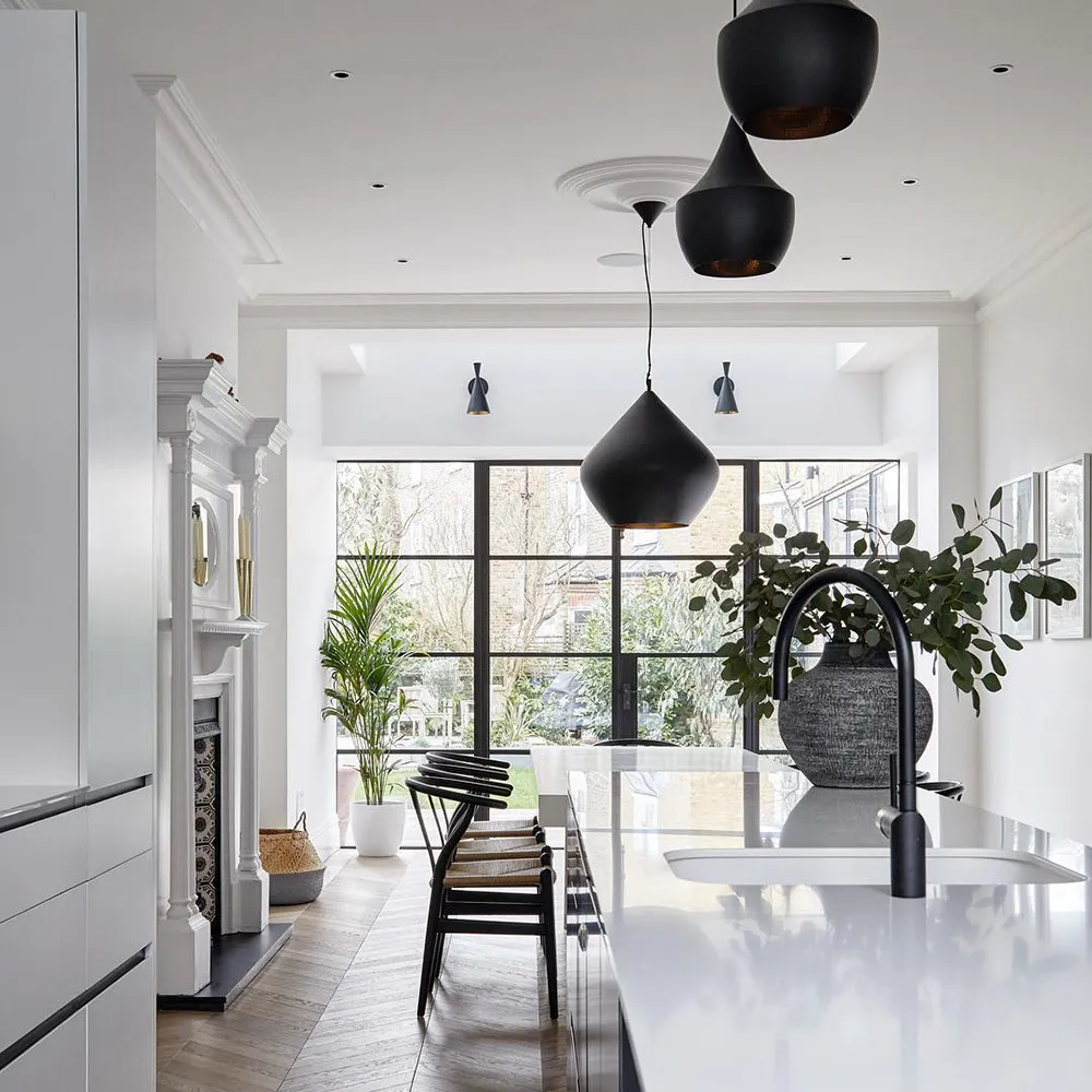 Beat Pendel Fat Black LED