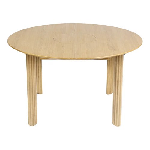 Comfort Circle Matbord med förlängning 132-202x132 Oak