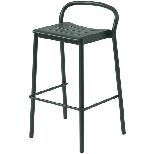 Linear Steel Barstol Dark Green 