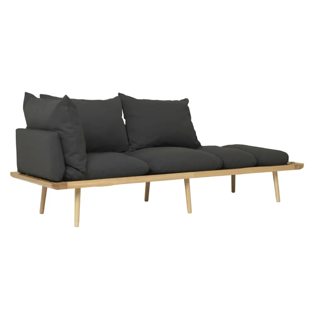 Lounge Around 3-sits soffa Oak/Shadow