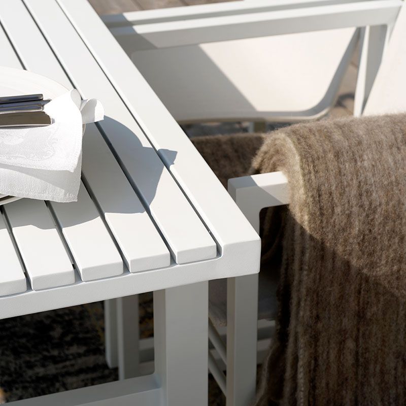 Vevi matbord 90x160 cm vit 