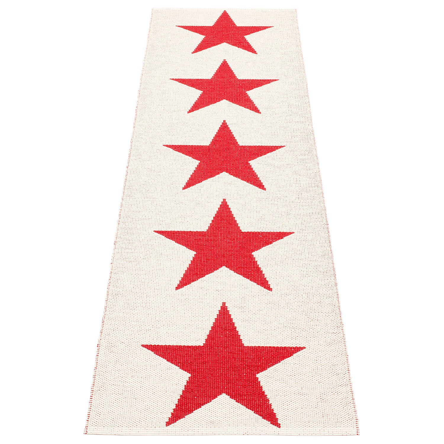 Viggo matta 70x250 cm one red / vanilla 