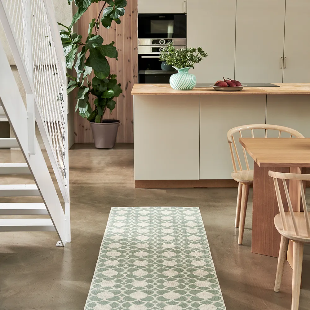 Anya matta Misty Mint/Vanilla 70 x 100 cm