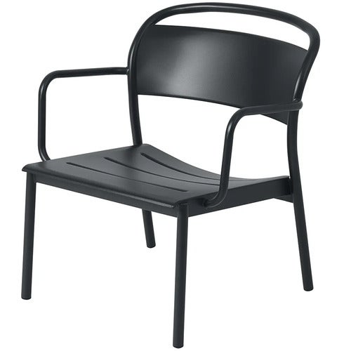 Linear Steel Fåtölj Anthracite Black 
